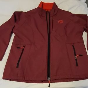 Hooey Women's Soft Shell Maroon Jacket Size XL
